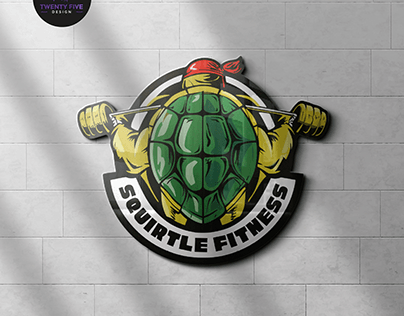 Logo design for "SQUIRTLE FITNESS"