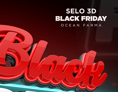 Black Friday Ocean Farma - Selo 3D