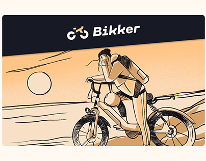 Digital Art: Bikers Illustrations for Brand Visuals
