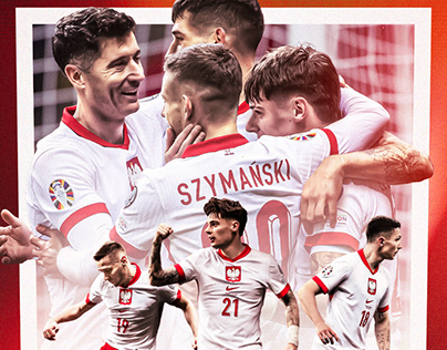 Wales vs Poland Euro 2024 Football Poster