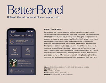 Better Bond App - Enhance your Relationship