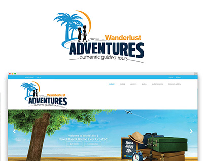 Wanderlust Adventures Tour & Travel Operator Branding