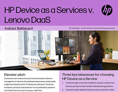 HP Device as a Service vs. Lenovo DaaS