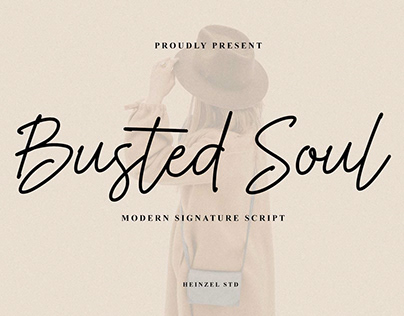 FREE | Busted Soul - Modern Signature Font