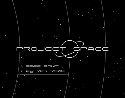 PROJECT SPACE — Free Font (latin + cyrillic)