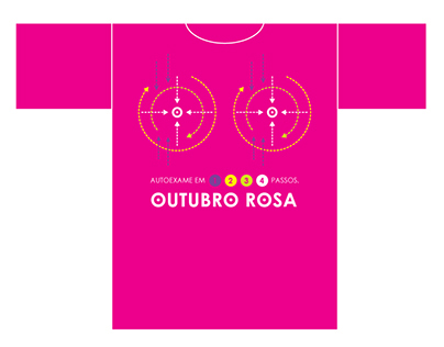 Camiseta para Outubro Rosa