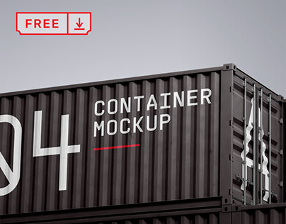 Free Containers Mockup