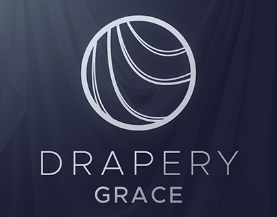 "Drapery" fashion store logo