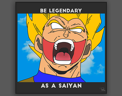Vegeta - Be Legendary as a Saiyan - Illustration