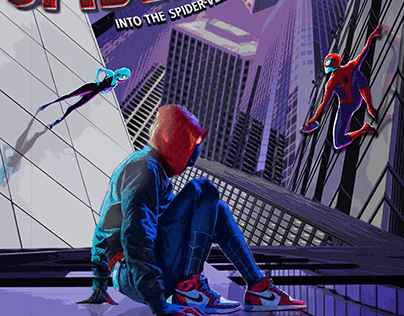 SPIDERMAN IN THE SPIDER-VERSE / Concept Poster