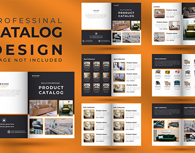 Modern Product Catalog Portfolio design template