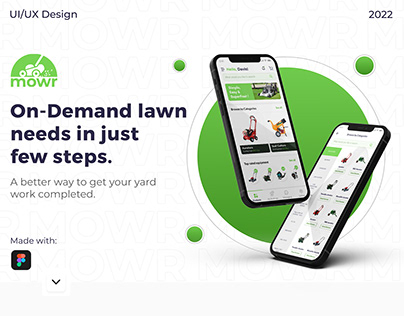 Mowr - Mobile App (On-Demand for Lown)