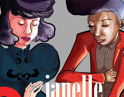 Janelle Monae & Kimbra Poster