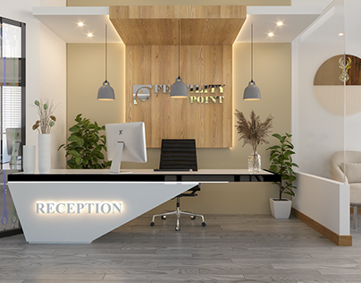 CLINIC RECEPTION AND LOBBY VISUALIZATION