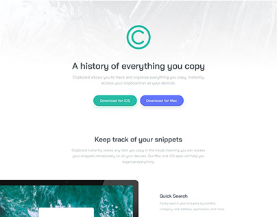 CLIPBOARD LANDING PAGE