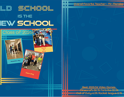 ATEMS sophomore yearbook spread