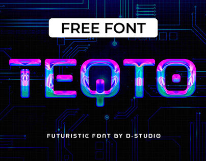 Teqto - Futuristic Font