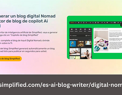Escritora de blog nómada digital:
