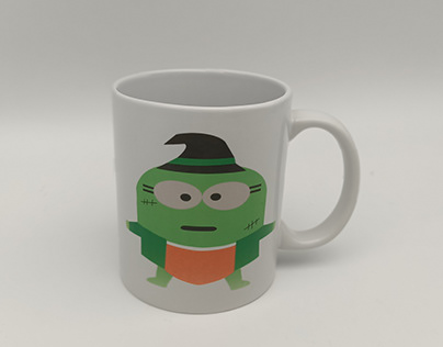 Mug Design for USS during the Halloween (Project)
