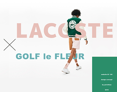 LACOSTE x GOLF le FLEUR COLLECTION WEBSITE