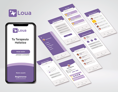 UI Design Loua Mobile Application