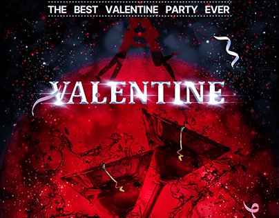 Valentine's Day poster design steal your heart