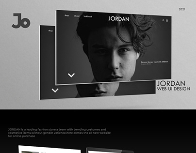 JORDAN FASHION WEB UI DESIGN