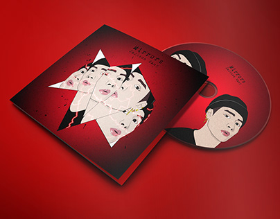 CD cover design for the album Mirrors by Jackson Wang
