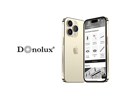 Мобильная версия сайта "Donolux"