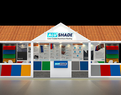 Alushade 10x4 3 side open