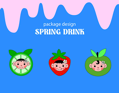 Spring drink - Package design