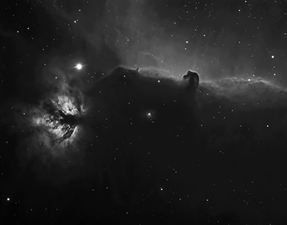 NGC 2023: Horsehead Nebula (Ha Only)