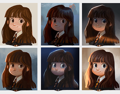 Hermione Granger - Color and Light Study