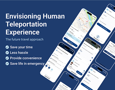 Envisioning human teleportation experience (App Design)