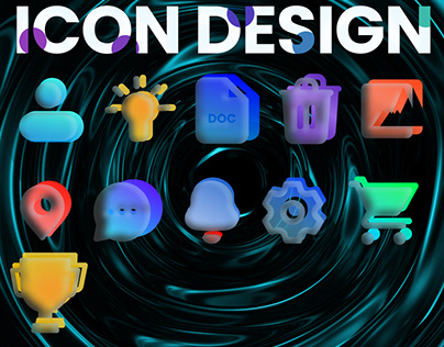 Icon Design (Glass Morphism)
