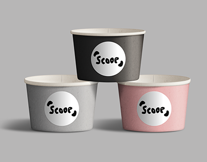Scoop Ice Cream Logo
