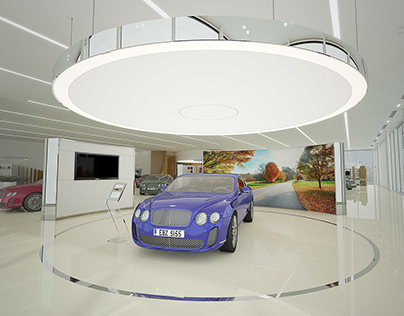 Bentley cars showroom