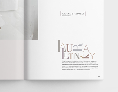 Laura Letinsky Magazine Spreads