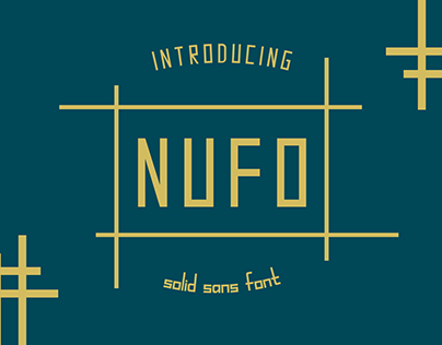 Nufo Solid Sans Font