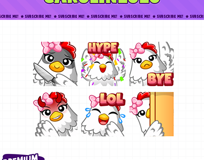 Custom emotes for twitch, youtube, discord ect..