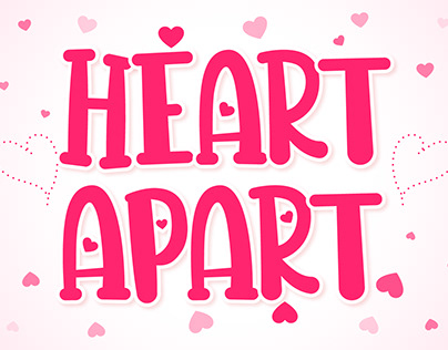 FREE | Heart Apart - Lovely Cute Font