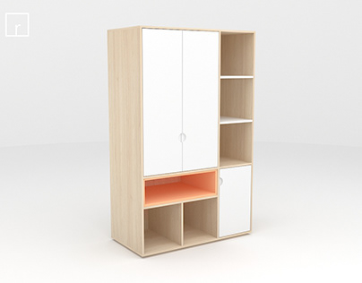 Furniture Design (wood closet)