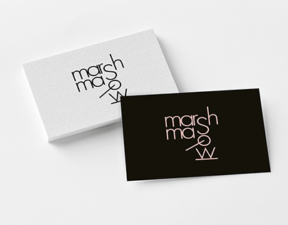 marshmallow logotype design