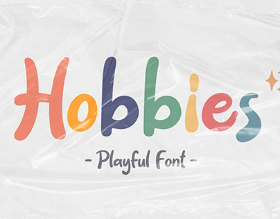 Hobbies – Playful Font