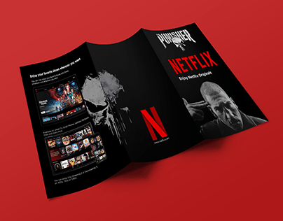 Trifold Brochure, Netflix-The Punisher