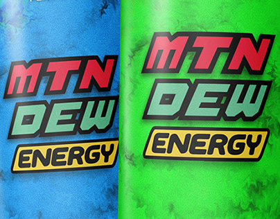 Project thumbnail - MTN DEW Rebrand Work
