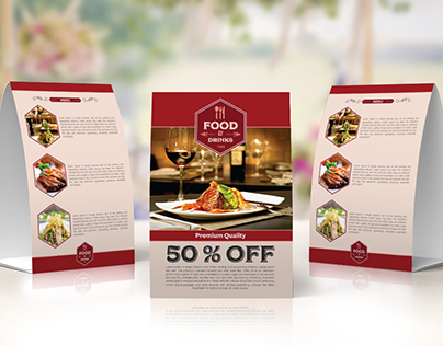 Free Restaurant Table Tent Template