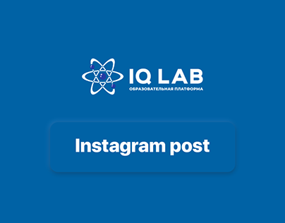 Instagram post IQ LAB