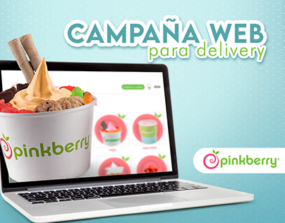 Campaña de delivery web para Pinkberry 2021 || Perú