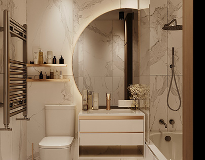 Bathroom marble design